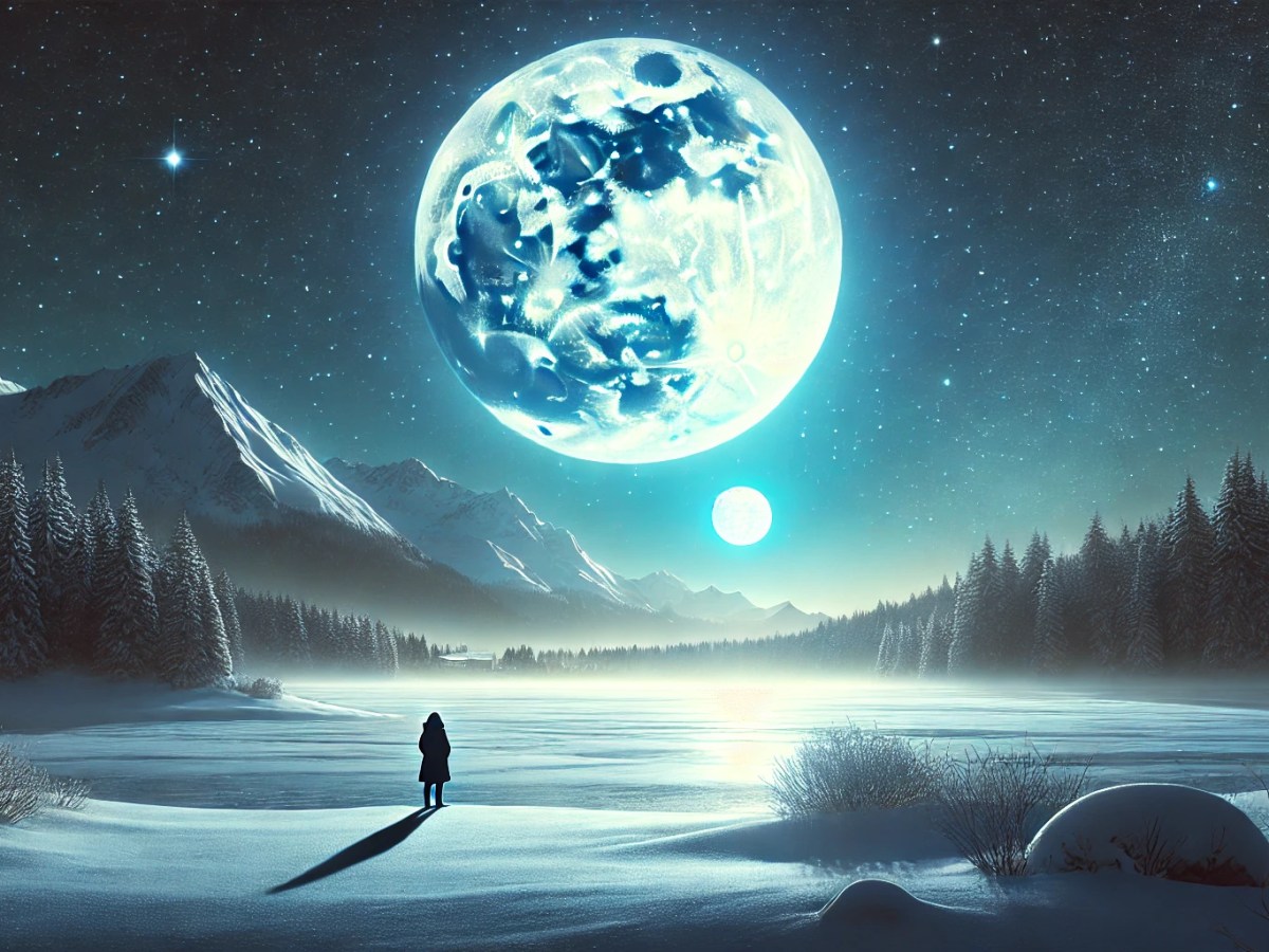 The Snow Moon & The Pale Blue Dot: A Cosmic&nbsp;Perspective